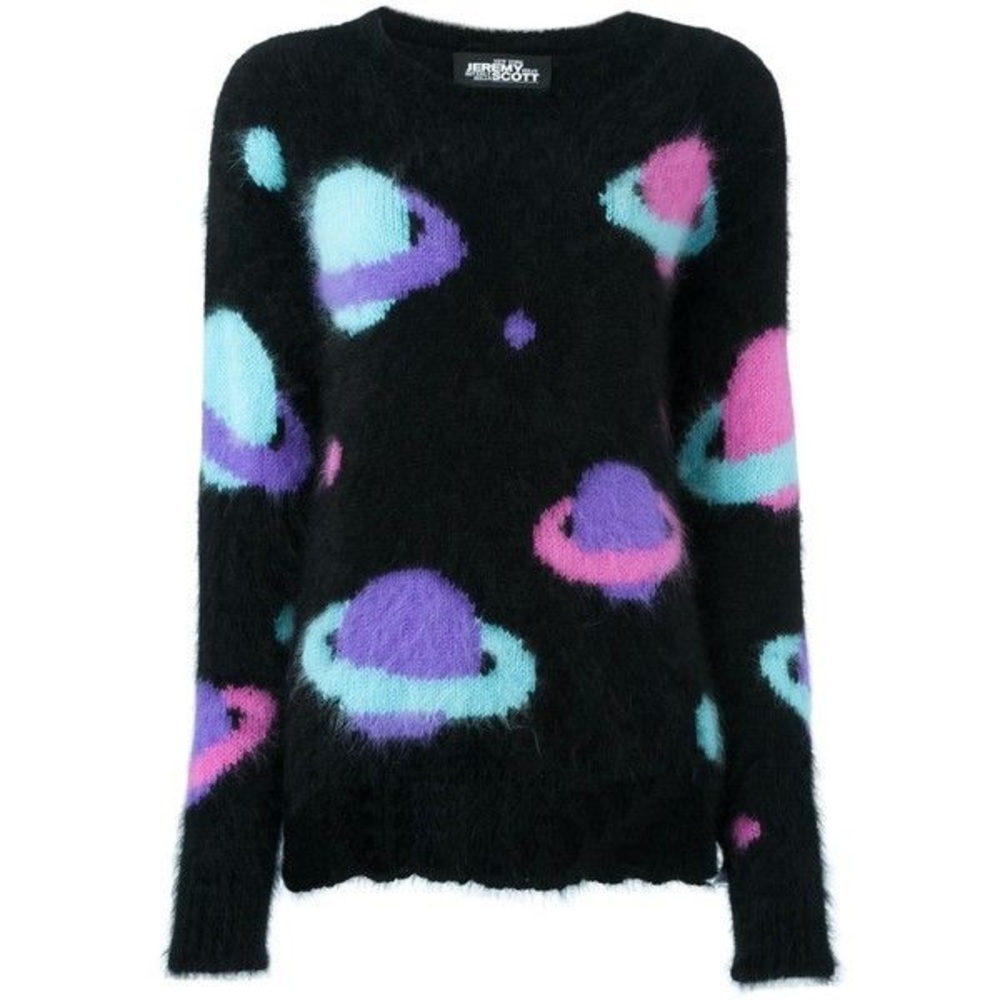 Jeremy Scott Planet Intarsia Jumper